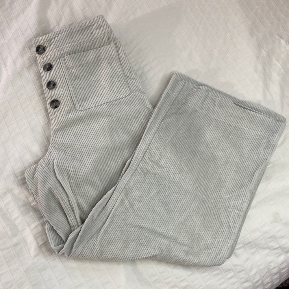 Zara wide leg corduroy pants